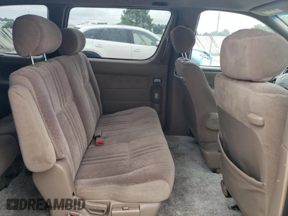 2001 Toyota Sienna CE with VIN 4T3ZF19C21U337517, listed as a Copart auction lot 57107654 with 199,496 mi miles and Salvage Title. Bid and sale history available at carsss.com. Image 11.