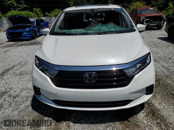 2023 Honda Odyssey Touring с VIN 5FNRL6H84PB071841, выставлен на аукционе Copart как лот 56030675 с пробегом 24 615 миль миль и Списание • Salvage title. История ставок и продаж доступна на DreamBid. Изображение 5.