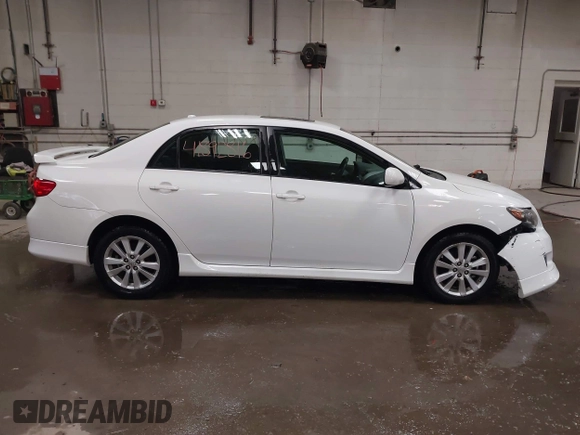 2010 Toyota Corolla with VIN 2T1BU4EEXAC448424, listed as a IAAI auction lot 41892816 with 158,538 mi miles. Bid and sale history available at carsss.com. Image 13.