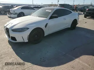 2024 BMW M4 Competition xDrive with VIN WBS43AZ09RCP15123, listed as a Copart auction lot 46450045 with 16,710 mi miles and Salvage Title. Bid and sale history available at carsss.com. Image 10.