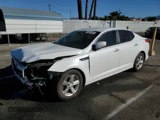 2015 Kia Optima LX with VIN 5XXGM4A75FG494773, listed as a Copart auction lot 80196434 with 147,764 mi miles and Salvage Title. Bid and sale history available at DreamBid. Image 1.