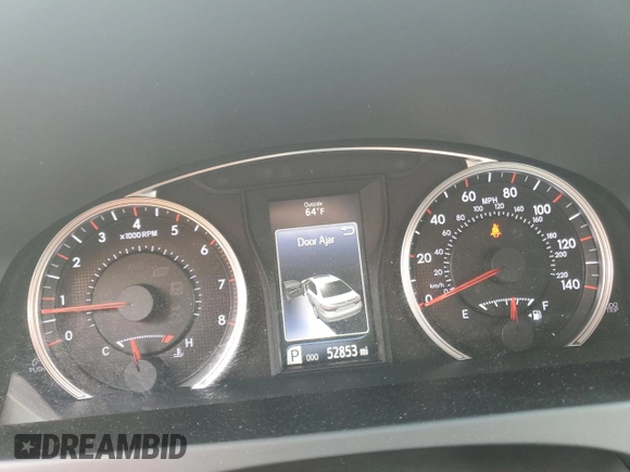 2015 Toyota Camry XLE with VIN 4T1BF1FK4FU905540, listed as a Copart auction lot 50868185 with 52,853 mi miles and Salvage Title. Bid and sale history available at carsss.com. Image 9.
