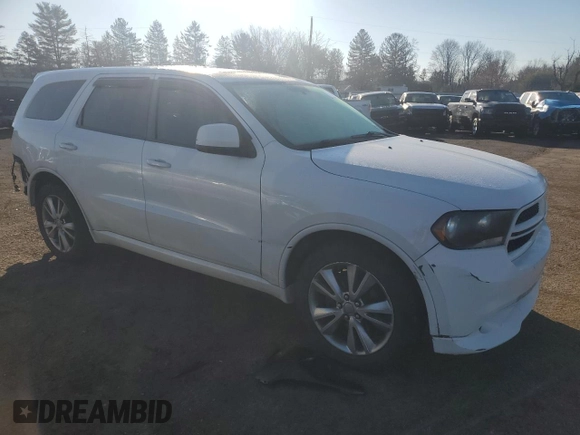2011 Dodge Durango Heat with VIN 1D4RE3GG7BC706173, listed as a Copart auction lot 46599075 with 206,711 mi miles and Salvage Title. Bid and sale history available at carsss.com. Image 4.