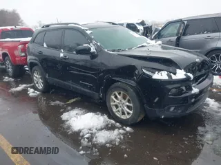 2017 Jeep Cherokee Sport with VIN 1C4PJMAB3HW599844, listed as a IAAI auction lot 41612508 with 112,237 mi miles. Bid and sale history available at carsss.com. Image 1.