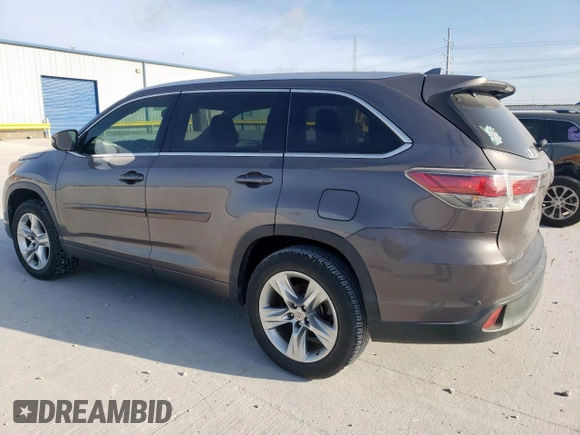 2015 Toyota Highlander Limited with VIN 5TDYKRFH4FS103135, listed as a Copart auction lot 63017515 with 172,663 mi miles and Clean title. Bid and sale history available at DreamBid. Image 2.