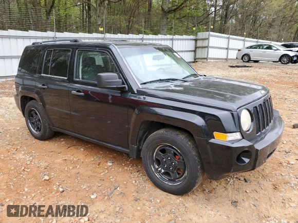 2007 Jeep Patriot Sport with VIN 1J8FT28W37D378394, listed as a Copart auction lot 51104535 with 196,748 mi miles and Salvage Title. Bid and sale history available at DreamBid. Image 4.