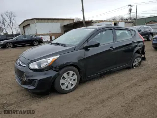2017 Hyundai Accent SE with VIN KMHCT5AE0HU335349, listed as a Copart auction lot 51677435 with 129,831 mi miles and Salvage Title. Bid and sale history available at carsss.com. Image 1.