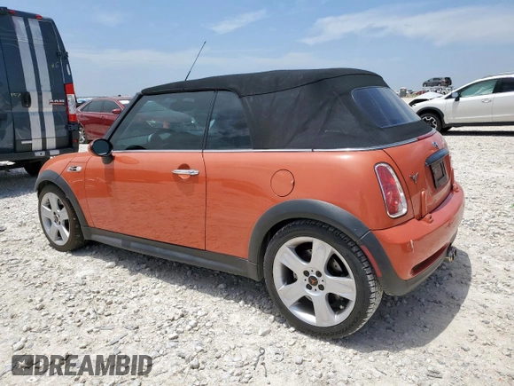 2007 MINI Convertible S with VIN WMWRH33547TJ43144, listed as a Copart auction lot 65440545 with 88,073 mi miles and Salvage title. Bid and sale history available at DreamBid. Image 2.