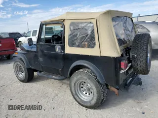 1985 Jeep CJ with VIN 1JCUM87A9FT002791, listed as a Copart auction lot 42563655 with 49,934 mi miles and Salvage Title. Bid and sale history available at carsss.com. Image 2.