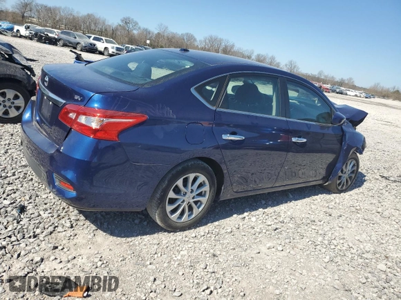 2019 Nissan Sentra SV with VIN 3N1AB7AP8KY413606, listed as a Copart auction lot 46512725 with 75,669 mi miles and Salvage Title. Bid and sale history available at DreamBid. Image 3.