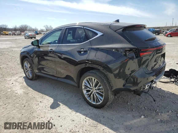 2023 Lexus NX with VIN 2T2HGCEZ5PC023454, listed as a Copart auction lot 45708884 with 20,724 mi miles. Bid and sale history available at carsss.com. Image 2.