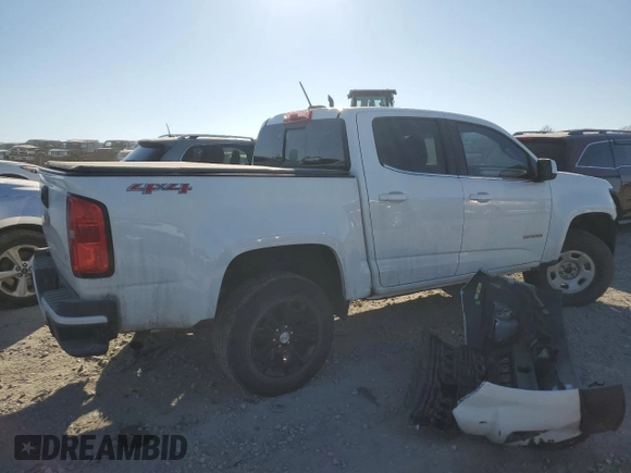 2020 Chevrolet Colorado 4WD LT with VIN 1GCGTCEN2L1231637, listed as a Copart auction lot 42755265 with 81,581 mi miles and Salvage Title. Bid and sale history available at carsss.com. Image 3.