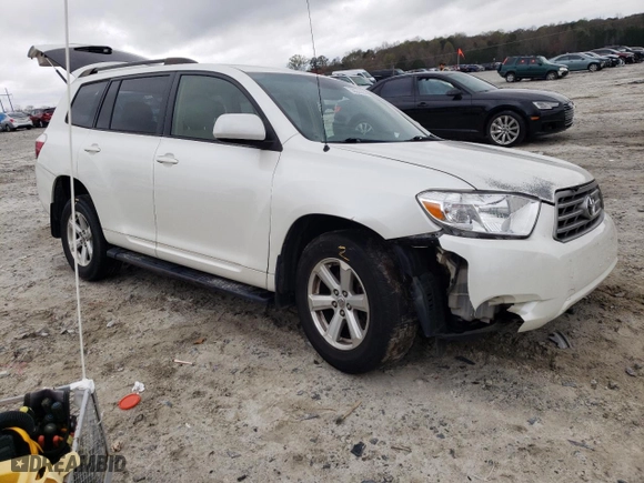 2008 Toyota Highlander with VIN JTEDS41A482028468, listed as a Copart auction lot 50337065 with 187,080 mi miles and Salvage Title. Bid and sale history available at carsss.com. Image 4.