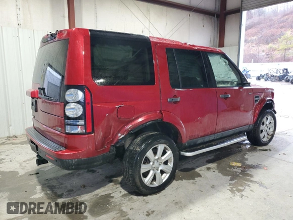 2016 Land Rover LR4 HSE with VIN SALAG2V64GA799125, listed as a Copart auction lot 42559105 with 87,938 mi miles and Salvage title. Bid and sale history available at DreamBid. Image 3.