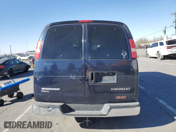 2005 Chevrolet Express Cargo Van YF7 Upfitter with VIN 1GBFG15T251252837, listed as a Copart auction lot 84286644 with 240,872 mi miles and Salvage Title. Bid and sale history available at carsss.com. Image 6.