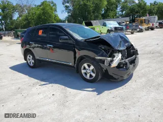 2013 Nissan Rogue SL with VIN JN8AS5MTXDW041002, listed as a Copart auction lot 52792125 with 126,654 mi miles and Salvage Title. Bid and sale history available at carsss.com. Image 4.