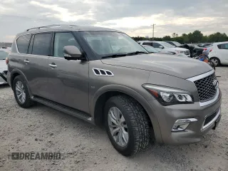 2015 Infiniti QX80 with VIN JN8AZ2NC1F9370326, listed as a Copart auction lot 71500934 with 101,151 mi miles and Salvage Title. Bid and sale history available at carsss.com. Image 4.