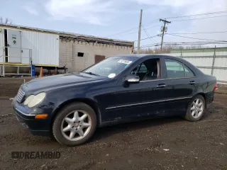 2003 Mercedes-Benz C 240 with VIN WDBRF61J83E013424, listed as a Copart auction lot 51279935 with 266,939 mi miles and Salvage Title. Bid and sale history available at carsss.com. Image 1.