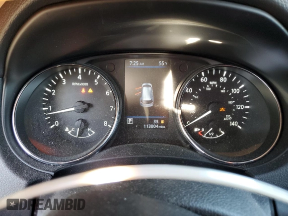 2019 Nissan Rogue SV with VIN 5N1AT2MT4KC810403, listed as a Copart auction lot 49478425 with 113,804 mi miles and Salvage Title. Bid and sale history available at carsss.com. Image 9.