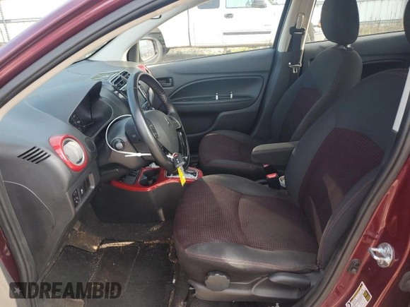 2019 Mitsubishi Mirage GT with VIN ML32A5HJ7KH009916, listed as a Copart auction lot 65258104 with 42,777 mi miles and Salvage title. Bid and sale history available at DreamBid. Image 7.