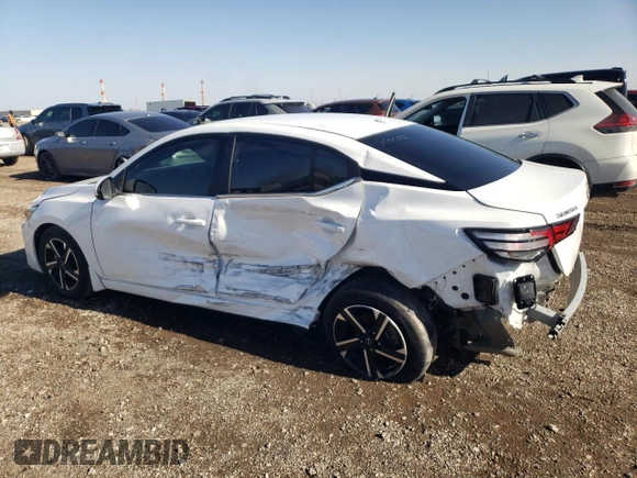 2024 Nissan Sentra SV with VIN 3N1AB8CV8RY294029, listed as a Copart auction lot 47461245 with 29,723 mi miles and Salvage Title. Bid and sale history available at DreamBid. Image 2.