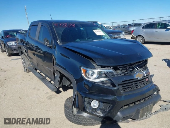 2018 Chevrolet Colorado 2WD Z71 with VIN 1GCGSDEN7J1117011, listed as a IAAI auction lot 41728108 with 51,618 mi miles and . Bid and sale history available at DreamBid. Image 1.