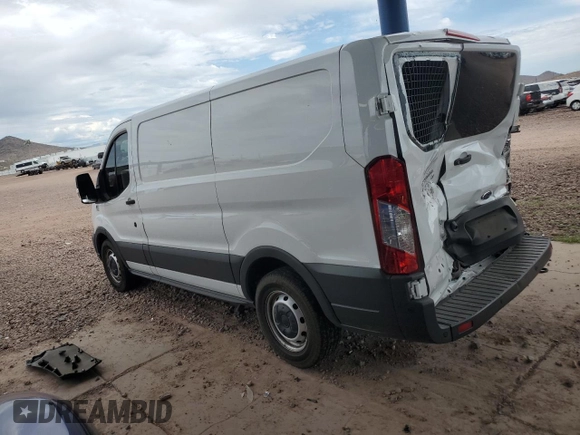 2021 Ford Transit Cargo with VIN 1FTYE1Y86MKB00604, listed as a Copart auction lot 69333594 with 60,464 mi miles and Salvage Title. Bid and sale history available at carsss.com. Image 2.