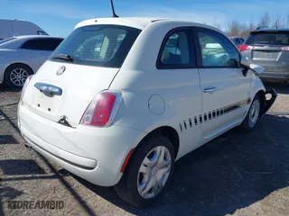 2012 FIAT 500 Pop with VIN 3C3CFFAR3CT343957, listed as a IAAI auction lot 41898756 with 26,871 mi miles. Bid and sale history available at carsss.com. Image 4.