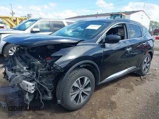 2020 Nissan Murano SV with VIN 5N1AZ2BS7LN121714, listed as a IAAI auction lot 42156594 with 116,526 mi miles and . Bid and sale history available at DreamBid. Image 2.