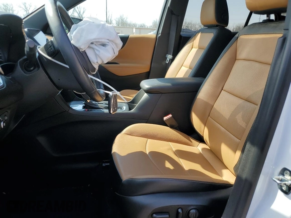 2021 Chevrolet Equinox Premier z VIN 3GNAXNEV6MS115077, wystawiony jako Copart lot #53614425 z przebiegiem 50 438 mil mil oraz Szkoda całkowita • Salvage title. Historia ofert i sprzedaży dostępna na DreamBid. Obrazek 7.