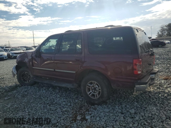 2000 Ford Expedition XLT with VIN 1FMRU166XYLA82466, listed as a Copart auction lot 42507135 with 214,014 mi miles and Salvage Title. Bid and sale history available at DreamBid. Image 2.