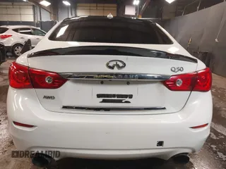 2014 Infiniti Q50 Sport with VIN JN1BV7AR4EM705418, listed as a IAAI auction lot 41698553 with 124,554 mi miles and . Bid and sale history available at carsss.com. Image 17.