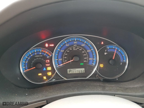 2009 Subaru Forester (Natl) X w/Premium Pkg with VIN JF2SH63659H732077, listed as a Copart auction lot 44752055 with 117,592 mi miles and Salvage Title. Bid and sale history available at carsss.com. Image 9.