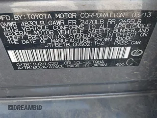 2013 Lexus GS 350 z VIN JTHBE1BL0D5021154, wystawiony jako IAAI lot #42024537 z przebiegiem 152 003 mil mil oraz . Historia ofert i sprzedaży dostępna na DreamBid. Obrazek 9.