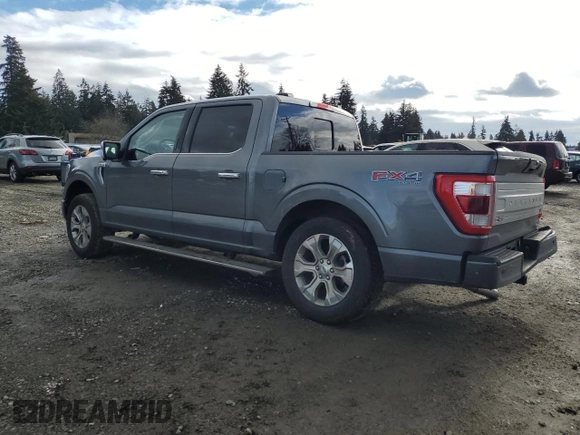 2023 Ford F-150 XL with VIN 1FTFW1E84PFB68860, listed as a Copart auction lot 43995925 with 11,457 mi miles and Salvage title. Bid and sale history available at DreamBid. Image 2.