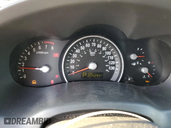 2011 Kia Sedona EX with VIN KNDMH4C77B6399516, listed as a Copart auction lot 48911255 with 204,295 mi miles and Clean Title. Bid and sale history available at carsss.com. Image 9.