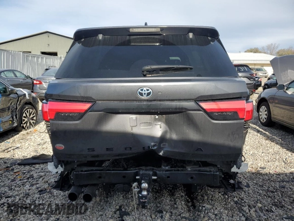 2023 Toyota Sequoia SR5 with VIN 7SVAAABA5PX013993, listed as a Copart auction lot 81486754 with 18,740 mi miles and Salvage Title. Bid and sale history available at carsss.com. Image 6.