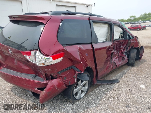 2012 Toyota Sienna LE AAS with VIN 5TDKK3DC1CS213064, listed as a IAAI auction lot 42414677 with 63,699 mi miles and . Bid and sale history available at DreamBid. Image 4.