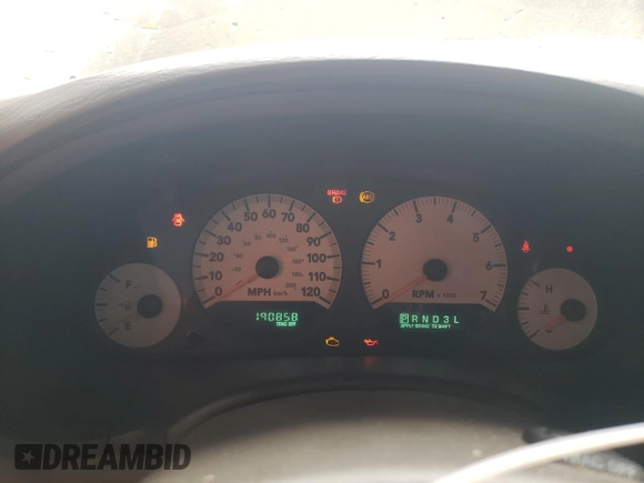 2005 Dodge Caravan SXT with VIN 2D4GP44L85R401401, listed as a Copart auction lot 58576535 with 190,858 mi miles and Salvage title. Bid and sale history available at DreamBid. Image 9.