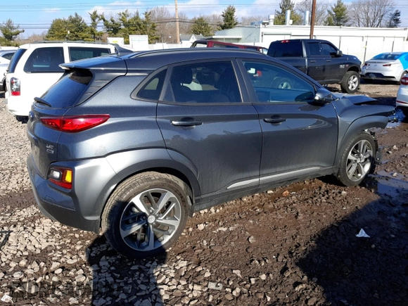 2019 Hyundai Kona Limited with VIN KM8K3CA54KU364957, listed as a Copart auction lot 40070923 with 10,629 mi miles. Bid and sale history available at carsss.com. Image 3.