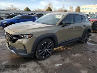 2023 Mazda CX-50 Premium Plus with VIN 7MMVABEYXPN110404, listed as a Copart auction lot 85310484 with 49,912 mi miles and Salvage Title. Bid and sale history available at DreamBid. Image 1.