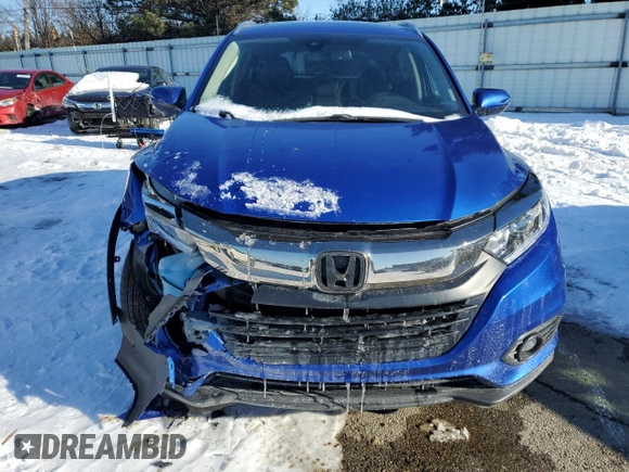 2022 Honda HR-V EX-L with VIN 3CZRU6H77NM728297, listed as a Copart auction lot 88341305 with 50,718 mi miles and Salvage Title. Bid and sale history available at carsss.com. Image 5.