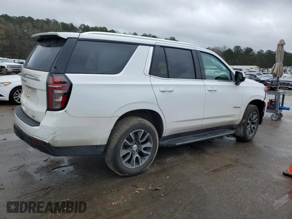 2021 Chevrolet Tahoe LT with VIN 1GNSCNKD5MR402845, listed as a Copart auction lot 43349095 with 68,369 mi miles and Salvage title. Bid and sale history available at DreamBid. Image 3.