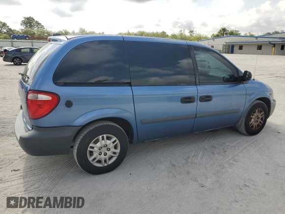 2007 Dodge Caravan SE z VIN 1D4GP25E97B222497, wystawiony jako Copart lot #57701925 z przebiegiem 122 076 mil mil oraz Czysty tytuł • Clean title. Historia ofert i sprzedaży dostępna na DreamBid. Obrazek 3.
