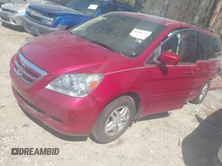 2005 Honda Odyssey EX-L with VIN 5FNRL38755B118345, listed as a IAAI auction lot 41806386 with 247,502 mi miles. Bid and sale history available at carsss.com. Image 18.