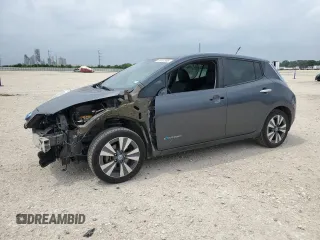 2013 Nissan LEAF S with VIN 1N4AZ0CP1DC421738, listed as a Copart auction lot 55237555 with 60,851 mi miles and Salvage title. Bid and sale history available at DreamBid. Image 1.