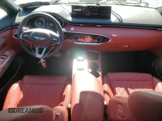 2024 Genesis GV70 Sport with VIN 5NMMCDTC5RH015306, listed as a Copart auction lot 47453885 with 24,248 mi miles and Salvage title. Bid and sale history available at DreamBid. Image 8.