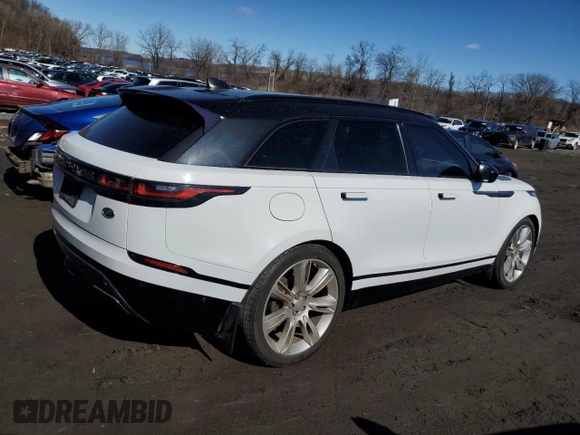 2019 Land Rover Range Rover Velar R-Dynamic SE with VIN SALYL2FV4KA233877, listed as a Copart auction lot 46782415 with 70,616 mi miles and Non Repairable. Bid and sale history available at carsss.com. Image 3.