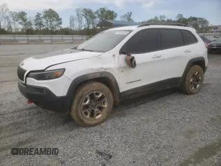 2019 Jeep Cherokee Trailhawk z VIN 1C4PJMBX9KD256968, wystawiony jako Copart lot #51591025 z przebiegiem 110 746 mil mil oraz Szkoda całkowita • Salvage title. Historia ofert i sprzedaży dostępna na DreamBid. Obrazek 1.