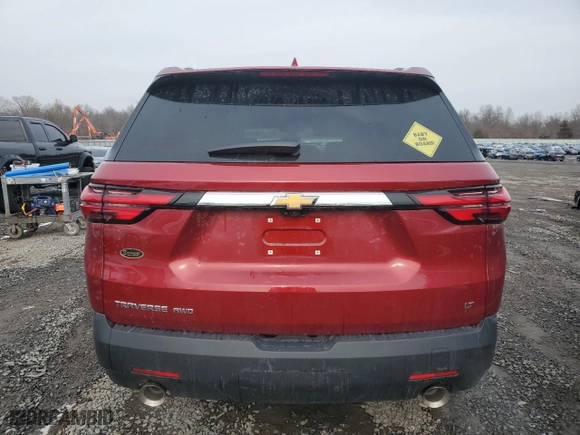 2023 Chevrolet Traverse LT Leather with VIN 1GNEVHKW2PJ249628, listed as a Copart auction lot 43569725 with 12,597 mi miles and Salvage Title. Bid and sale history available at carsss.com. Image 6.